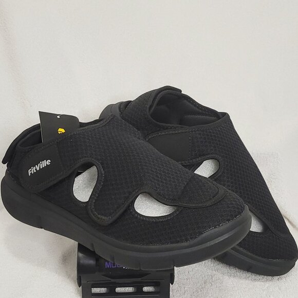 FitVille Mens "EasyTop V5" Recovery Sandal Shoes- Casual Walking- Size: 10W - Picture 5 of 17